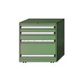 双轨工具柜W880×D675×H825（4屉）